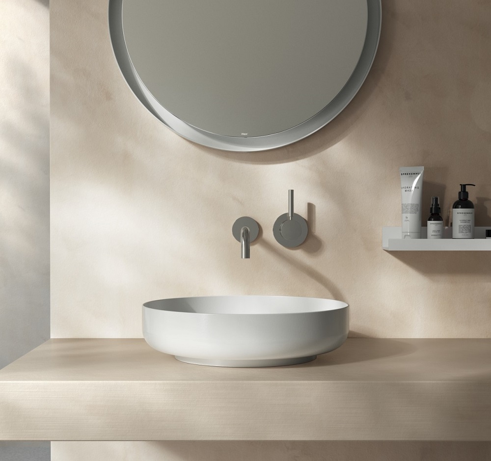 AB.SO400.1 ALAPE çanak lavabo beyaz - Görsel 2