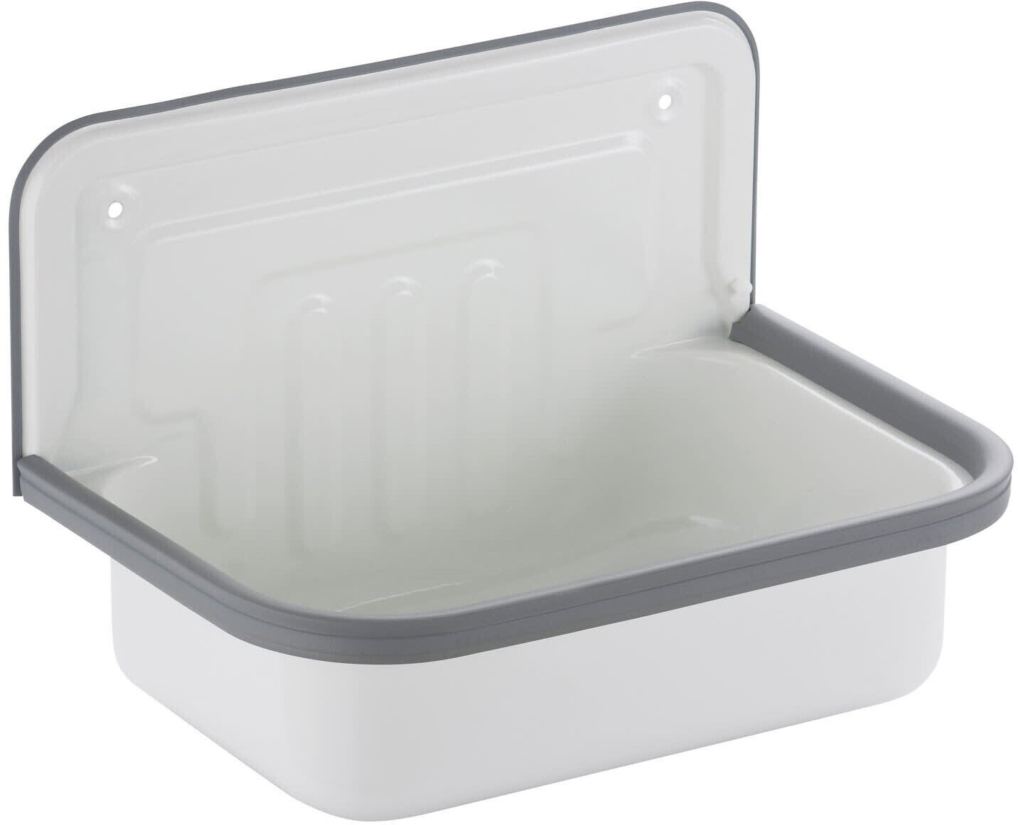 AG.CONTRA505 ALAPE bucket sink lavabo beyaz/gri - Görsel 4