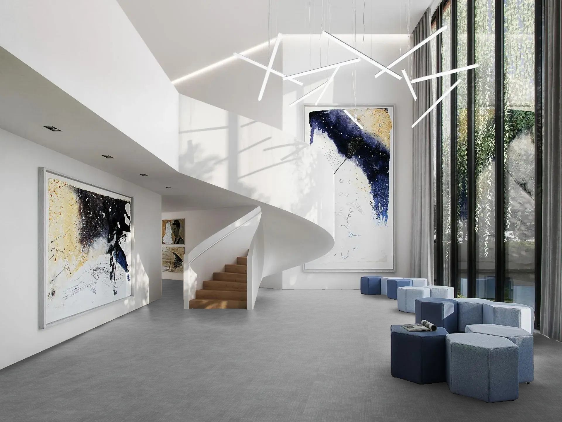 Fractal Dark - wineo 1500 graphic - Görsel 2