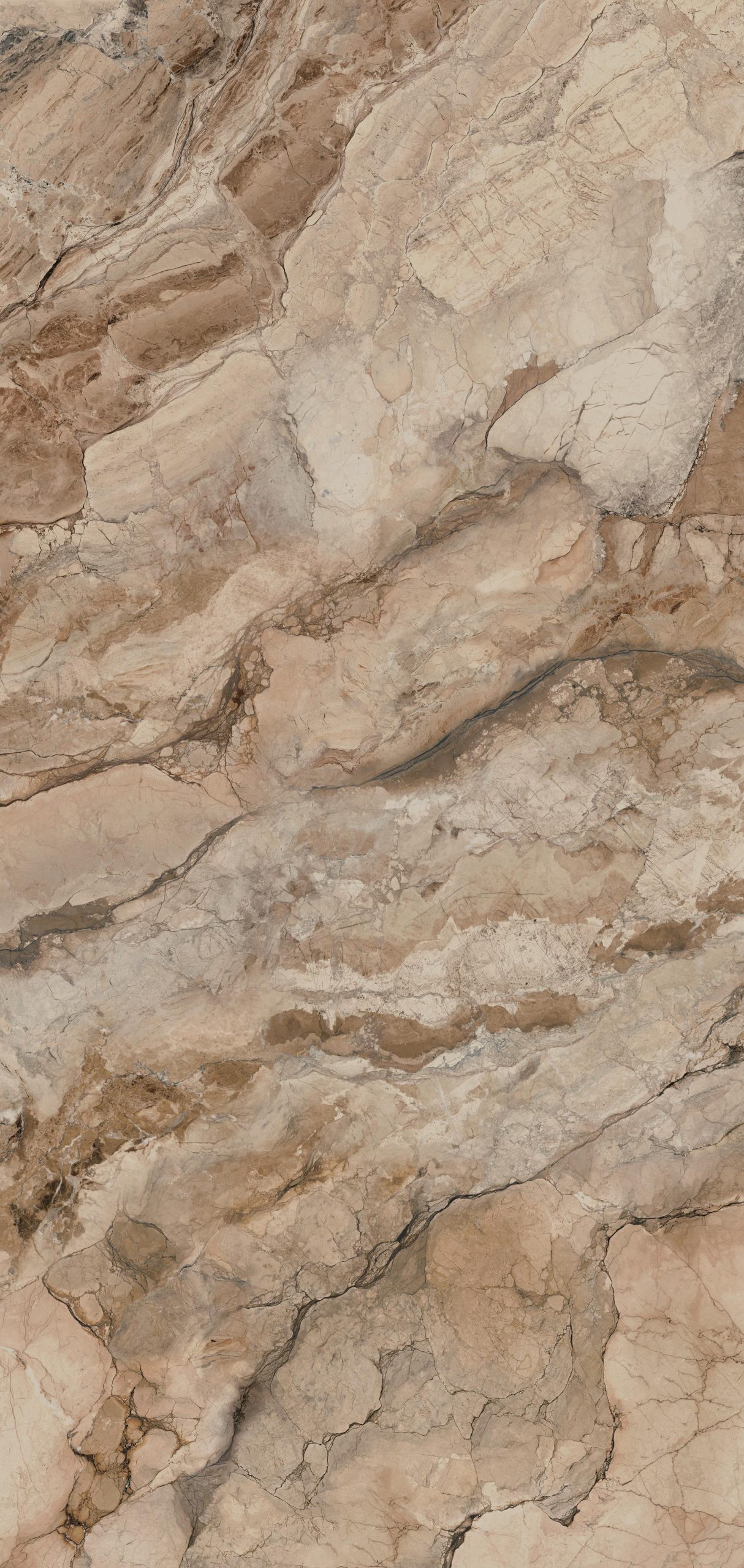 Ankara Bronce parlak Coverlam 5.6mm Porselen Plaka 120x278 - Görsel 4