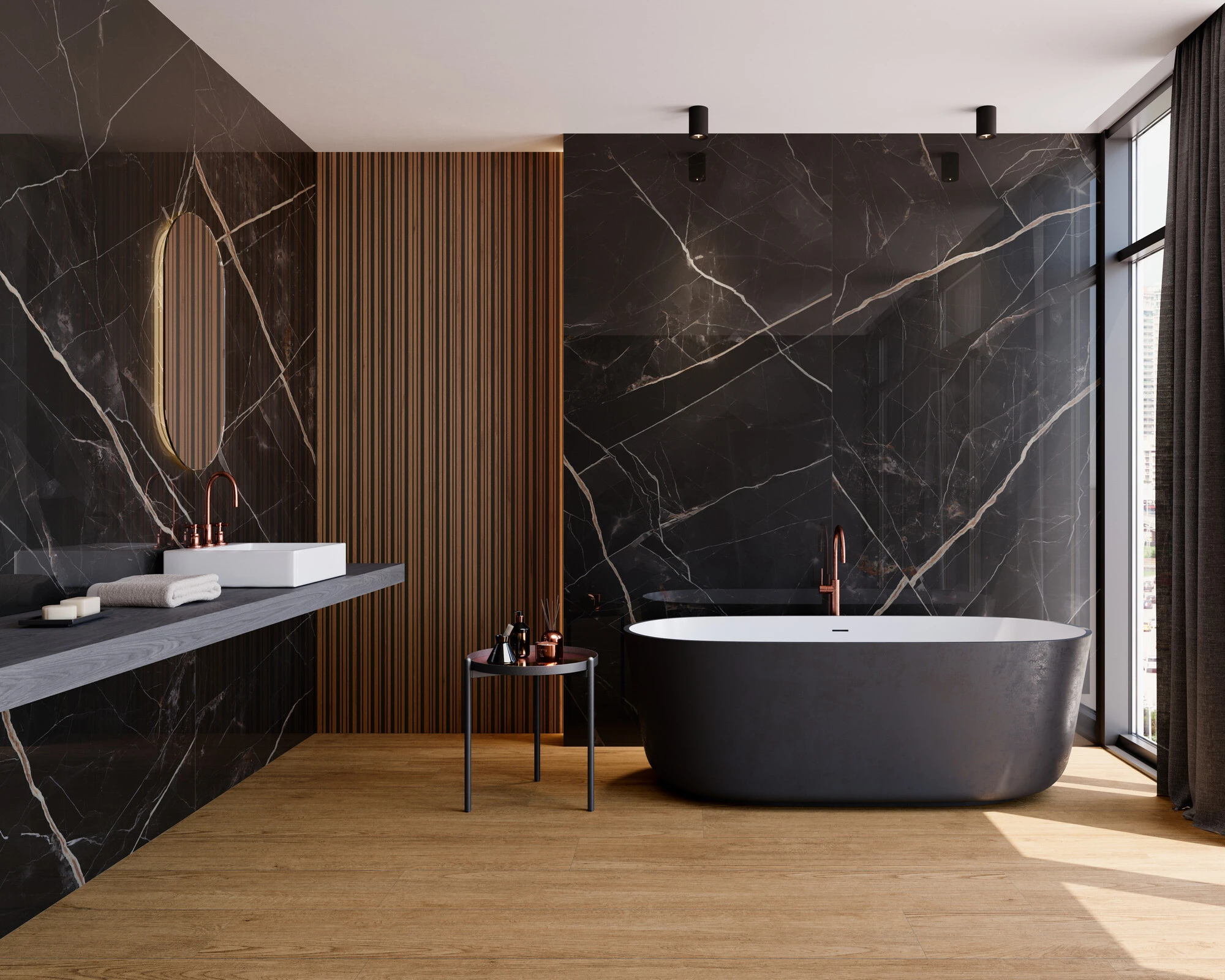 Jungla Iroko Coverlam 5.6mm Porselen Plaka 29.5x180 - Görsel 3