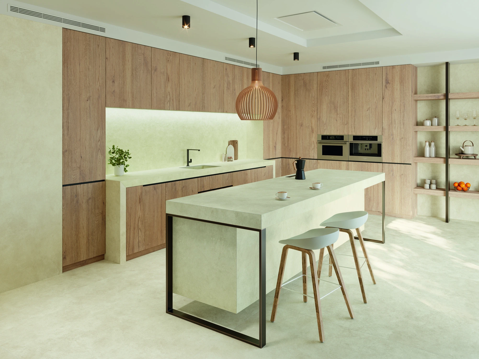 Jungla Cipres Coverlam 3.5mm Porselen Plaka 120x260 - Görsel 3